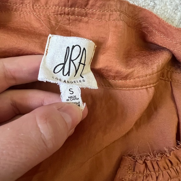 Orange Silk Crop Top - Picture 4 of 4